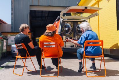 Orange-Sky-Laundry-van-on-shift-on-gold-coast